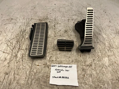 07 VOLKSWAGEN GOLF GTI MK5 OEM ALUMINUM BRAKE GAS PEDAL SET FOR AUTOMATIC DSG - Image 1 of 4