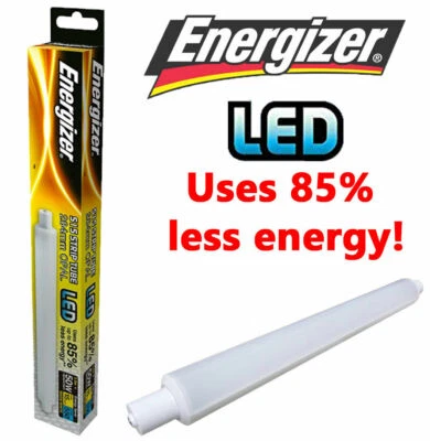 Energizer Strip Light Tube Lamp 221mm 284mm S15 LED 3.5 5.5w Shaver light Bath
