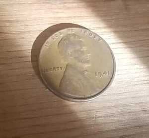 1941 wheat penny no mint mark - Picture 1 of 2