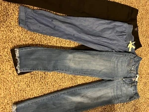Bundle Of Young Girls Jeans Size 7/8 - Picture 1 of 6