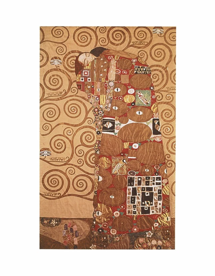 Fulfillment, Gustav Klimt, Wall Decor Art Print 14" x 11"       848 - Image 1 of 1