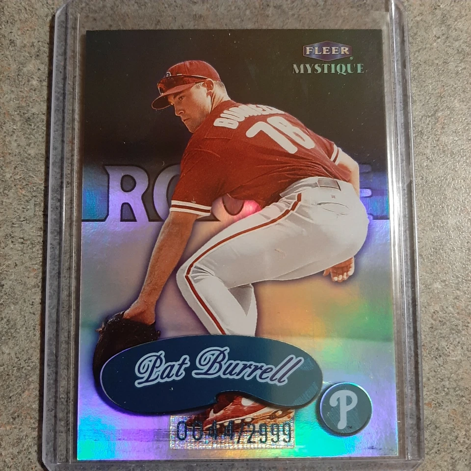Fleer Mystique Pat Burrell RC 1999 #0044/2999 Phillies Foto 1 de 1