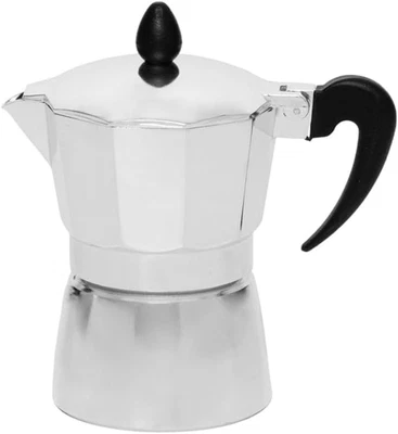 Caffettiera 2 Tazze Argento Tè E Caffè - Immagine 1 di 4