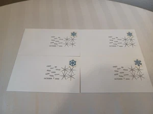 Christmas First Day New York New York 10199 October 5 2006 Snowflake Envelope - Picture 1 of 1