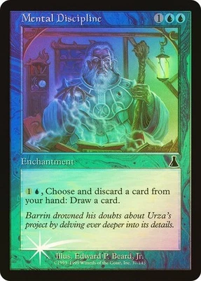 Urza's Destiny  MTG  FOIL  Mental Discipline   Magic - Image 1 of 2