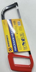 Hacksaw 12" 300mm Square Lacquered Steel Frame Strong Handle Blade Free Postage - Picture 1 of 2