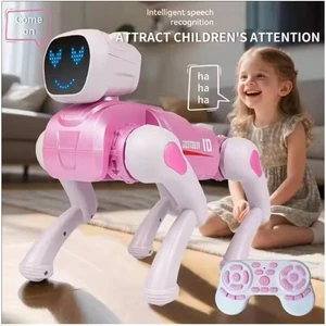 Pink X1 RC AI Smart Robot Dog APP Control Programming Dog Voice Command Kids Toy - Picture 1 of 22
