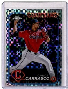 2024 Topps Chrome Update X-Factor Carlos Carrasco Cleveland Guardians #USC4 - Picture 1 of 2