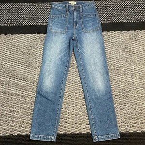 Madewell Jeans Women’s Size 26 Full Length Classic Straight Medium Wash Boho Y2K - Picture 1 of 7
