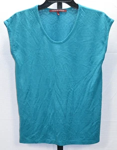 Comptoir Des Cotonniers blau ärmelloses Oberteil Pullover Gr. XS Polyester/Viskose - Bild 1 von 3