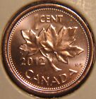 CANADA lot of 2 x 1 CENT 2012 (logo) : MAGNETIC + NON-MAGNETIC -MS