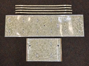 Gretsch distintivo tondo vintage anni 60 22” x 14” batteria basso avvolgente e pezzi intarsiati - Foto 1 di 3