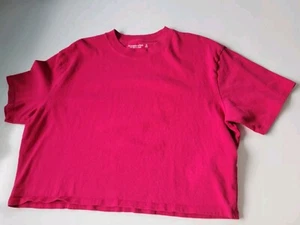 Abercrombie and Fitch Soft A&F Essentials Tee M Pink - Picture 1 of 6