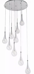 ET2 Lighting E20515-18PC Larmes-13.5W 9 LED Pendant in Modern style-22.75 - Picture 1 of 4