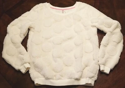Xhilaration Pullover Sweater Sweatshirt Girls XL 14/16 Cream Ivory Super Soft  - Image 1 of 4