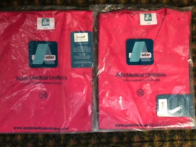 2 Новые розовые скрабы ADAR УНИВЕРСАЛЬНАЯ КОЛЛЕКЦИЯ ТОП РАЗМЕР XXS униформа фруктовый пунш - Изображение 1 из 3