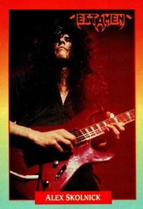 Tarjeta Rock Alex Skolnick Of Testament, 1991 - Imagen 1 de 2
