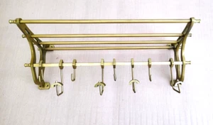 Französische Garderobe Handtuchständer Zug Gepäck - Antik Stil Wandregal - Bild 1 von 6