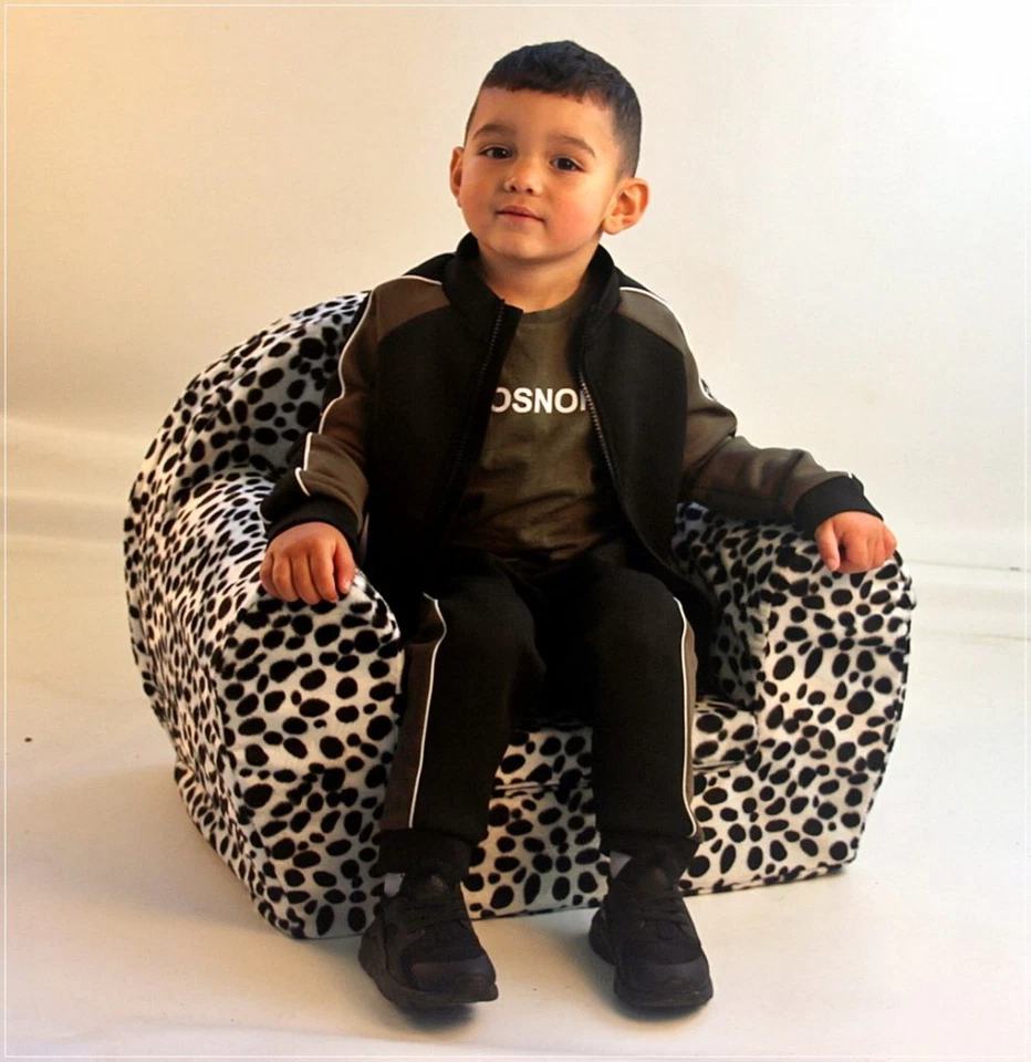 Kids Foam Chair, iPad Tv Relaxing, Toddlers Chair, Very Comfy - Dalmatian - Image 1 of 1