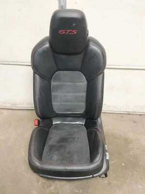 2014 Porsche Cayenne GTS OEM LH Driver Sport Seat Leather & Suede w Red Stitches Foto 1 de 4