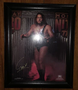 WCW Monday Night NITRO WRESTLING Autographed Framed Photo Of The GIANT Big Show - Picture 1 of 4