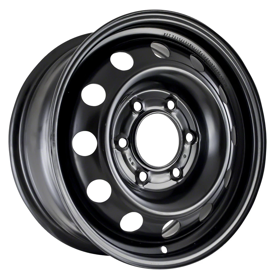 74583 Reconditioned OEM 16x6.5 Black Steel Wheel fits 2006-2012/2014 Kia Sedona - Image 1 of 1