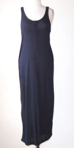 MARTIN MARGIELA MM6 Black Drawstring Maxi Tank Dress M - Picture 1 of 3