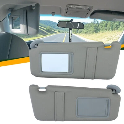 Parasol gris lado conductor pasajero coche para Toyota Camry 2007-2011 con techo corredizo Foto 1 de 4