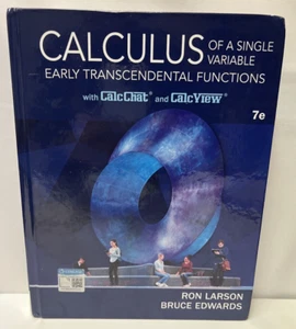 Calculus: Early Transcendental Functions 7th Edition Hardcover  Center Crease - Picture 1 of 16