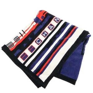 CHANEL Train Design Beach Towel Blanket Cotton Mix Color - Picture 1 of 8