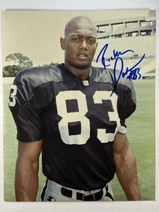 Foto autografiada de Rickey Dudley 8X10 sin certificado de autenticidad - Imagen 1 de 3