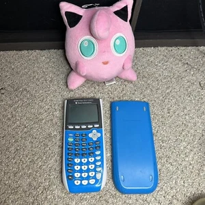 Texas Instruments TI-84 Plus Silver Edition graphischer Taschenrechner mit Deckel blau - Bild 1 von 3