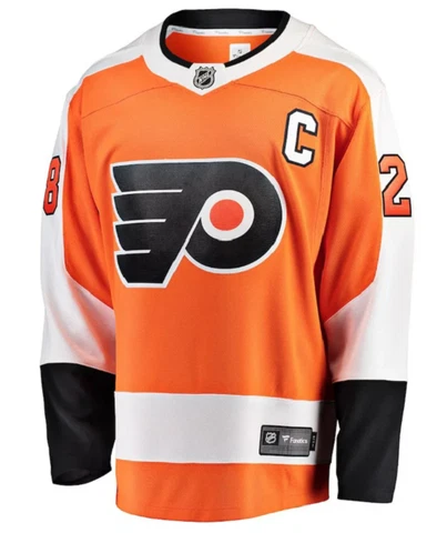 NHL ADULT PHILADELPHIA FLYERS CLAUDE GIROUX #28 BREAKAWAY JERSEY, ORANGE, L/XL Cover