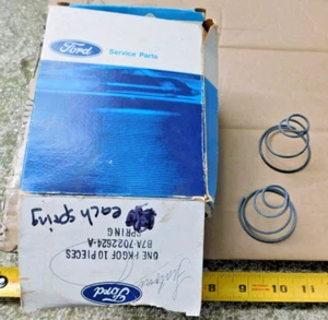 2 NOS FRONT DOOR & 1/4 WINDOW REGULATOR SPRINGS MANY 1953-59 FORD CARS 1954 1955 - Picture 1 of 2