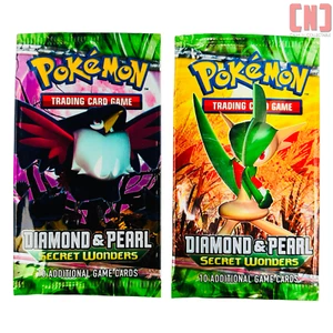 2x Pokemon TCG Diamond & Pearl Secret Wonders Opened Empty Packs - Picture 1 of 2