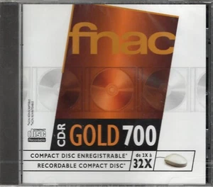 CD-R GOLD FNAC 700 Mo DE 2x A 32x / NEUF SOUS BLISTER D'ORIGINE - Bild 1 von 2