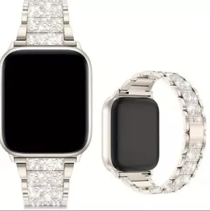 Iwatch Rhinestone Stainless Steel Metal Band. 38, 40, 41mm. Series 8-1 SE Ultra - Picture 1 of 1