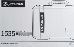 Pelican 1535 Air Wheeled Carry-On Case, No Foam, 2021, Black #015350-0012-110 - Picture 1 of 3