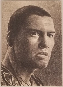 Original Richard Salvucci Sketch ACEO - Clash Titans - Sam Worthington - Perseus - Picture 1 of 2
