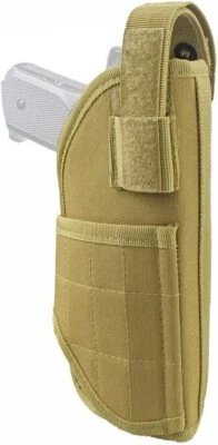 Adjustable Tactical MOLLE OWB Pistol Holster for Gun with Light/Laser Attachment - Image 1 of 4