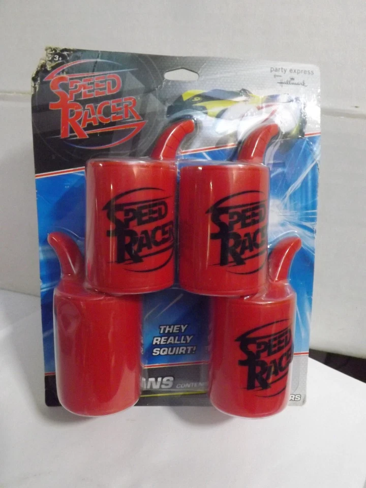 Speed Racer Oil Squirt Cans Birthday Party Supplies Favors Toys