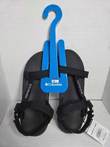Columbia Globetrot Sandals Black White Men's Size 12 NEW  - Picture 1 of 7