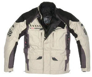 Nitro N-91 Waterproof Quilted Liner Motorbike Motorcycle Jacket Sand/Black 5XL - Picture 1 of 2