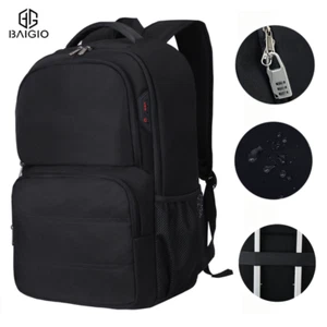 Extra Large 17.3 inch Laptop Backpack Anti Theft Waterproof Rucksack School Bag - Picture 1 of 8
