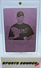 CARLOS CARRASCO 2005 Bowman Chrome Magenta Printing Plate 1/1 Rookie RC 