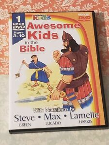 AWESOME KIDS IN THE BIBLE - DVD - STEVE GREEN, MAX LUCADO, LARNELLE HARRIS, -