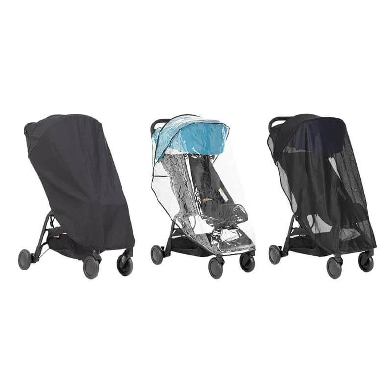 Regenverkleidung + Sonnenschutz + Moskitonetz Kinderwagen Nano Mountain Buggy