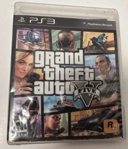 Grand Theft Auto V (PlayStation 3, 2013) NO Map, Near Mint Disc, Tested! - Picture 1 of 3