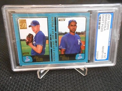 2001 Topps #747 Brian Bass / Odannis Ayala Draft Picks  - Kansas City ROYALS - Image 1 of 3