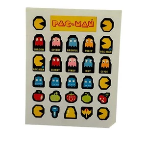 Foglio adesivo Midway Pac-Man 1982 vintage - 28 adesivi - Foto 1 di 3